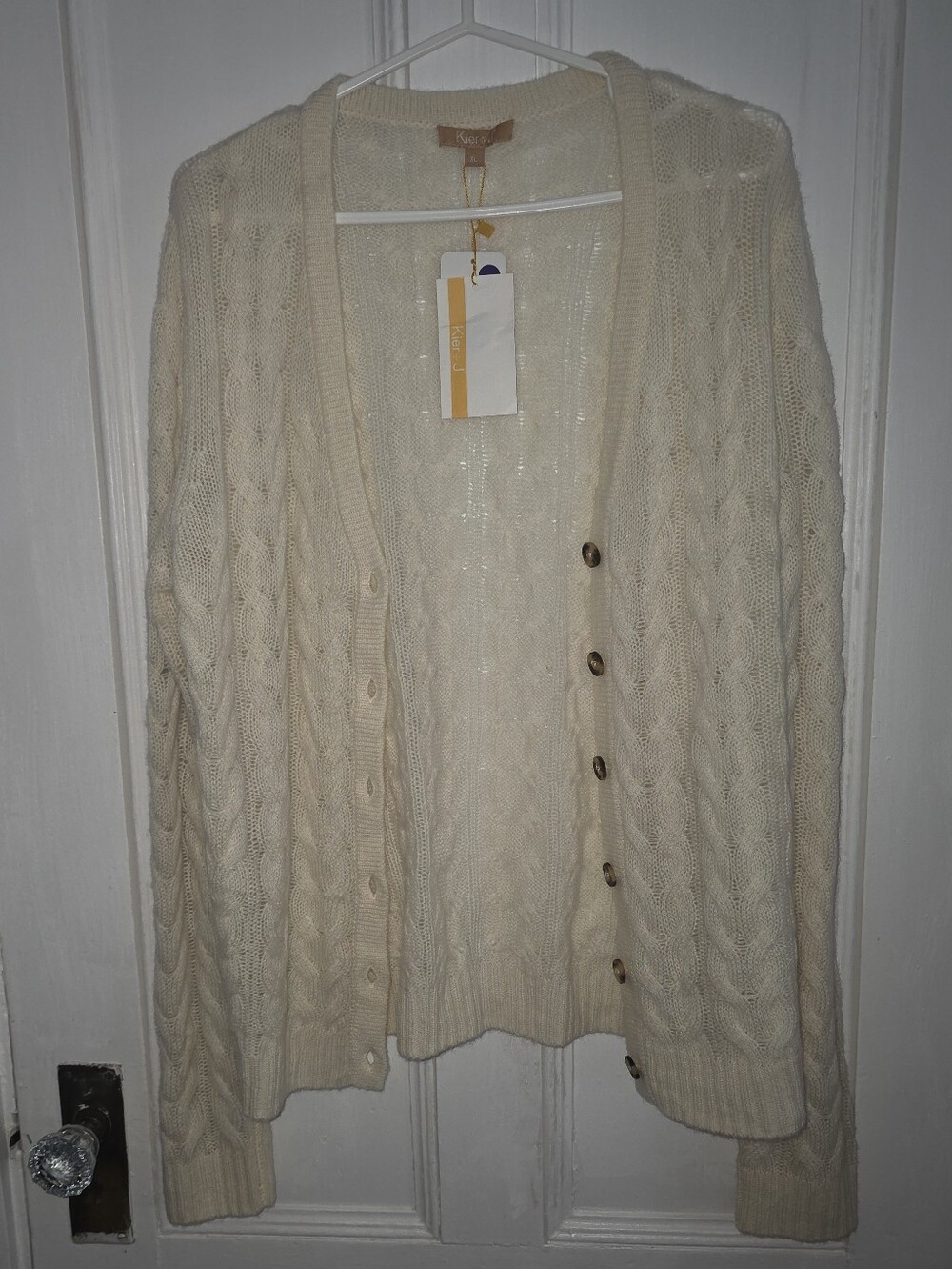 Kier + J 100% Cashmere Cardigan